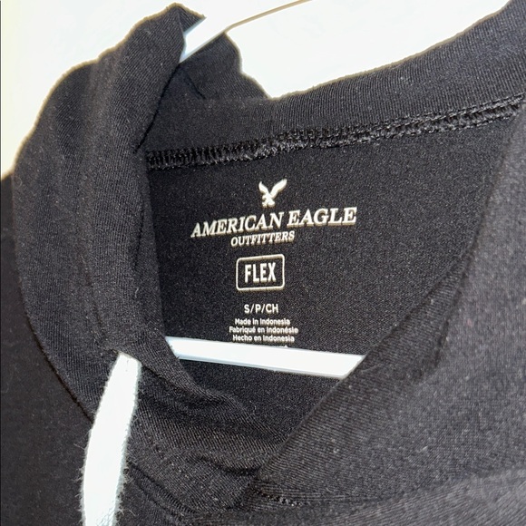 American Eagle Outfitters Men's black Two-Tone Hoodie - Picture 3 of 4